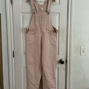 Vintage baby pink the London jeans overalls